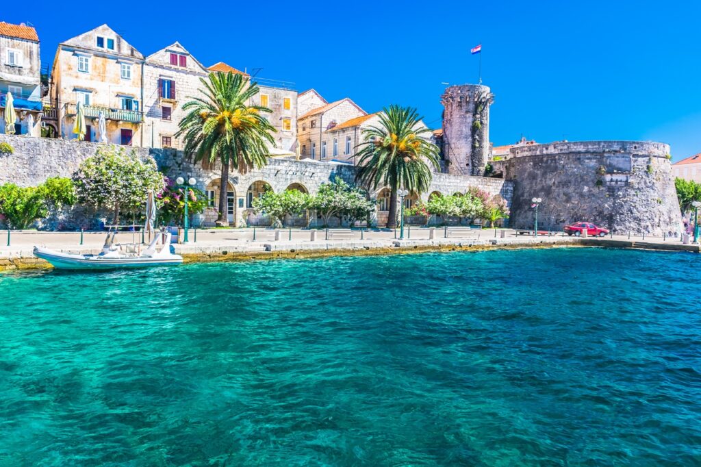 Isola di Curzola spiagge lagune per famiglie e bambini