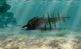 La storia della nave sepolta in fondo al mare